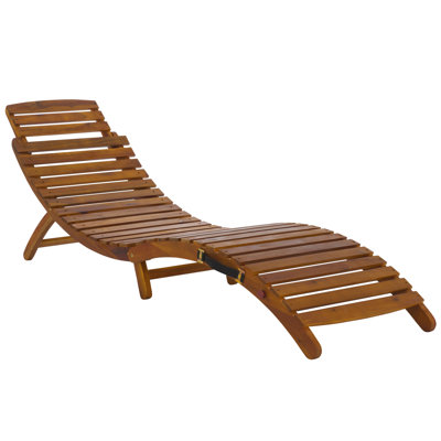 Fanty Folding Sunlounger by Millwood Pines