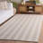 Vermont 951 Flatweave Wool/Cotton Geometric Rug in Brown/Ivory-805885811