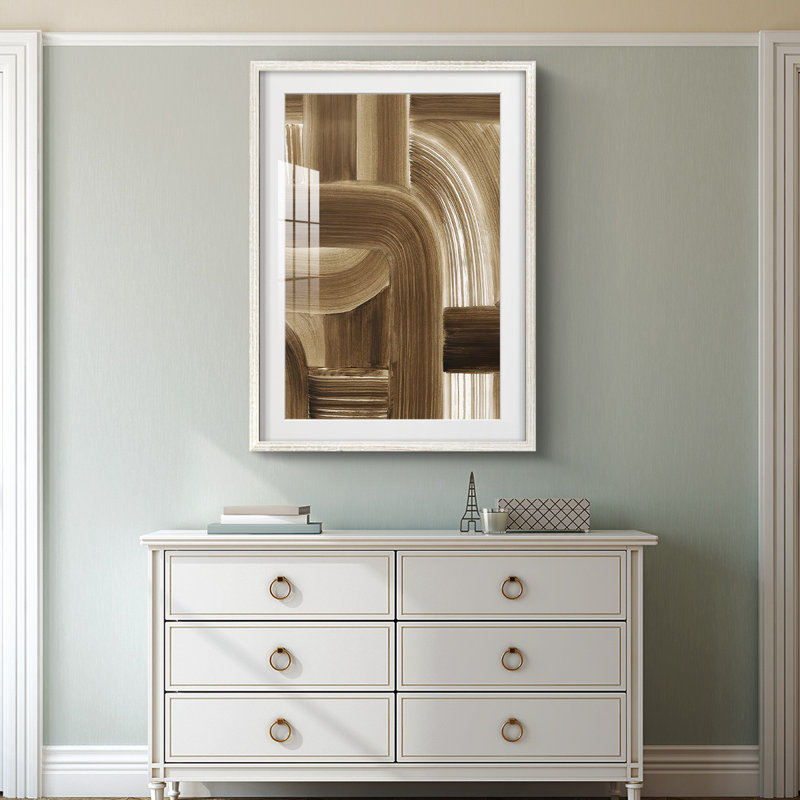 Mud Sketch I -Framed Print, 28.5" H x 20.5" W
