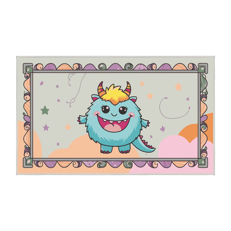 Tapis de vacances d'Halloween The Holiday Aisle®, Rectangulaire 7 pi x 10 pi