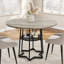 Dining Table with Iron Base