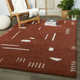 Morin Geometric Shag Area Rug