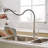 Commercial  Kitchen Faucet With Pull Out Sprayer, Single Handle Single Lever Kitchen Sink Faucet-121210057