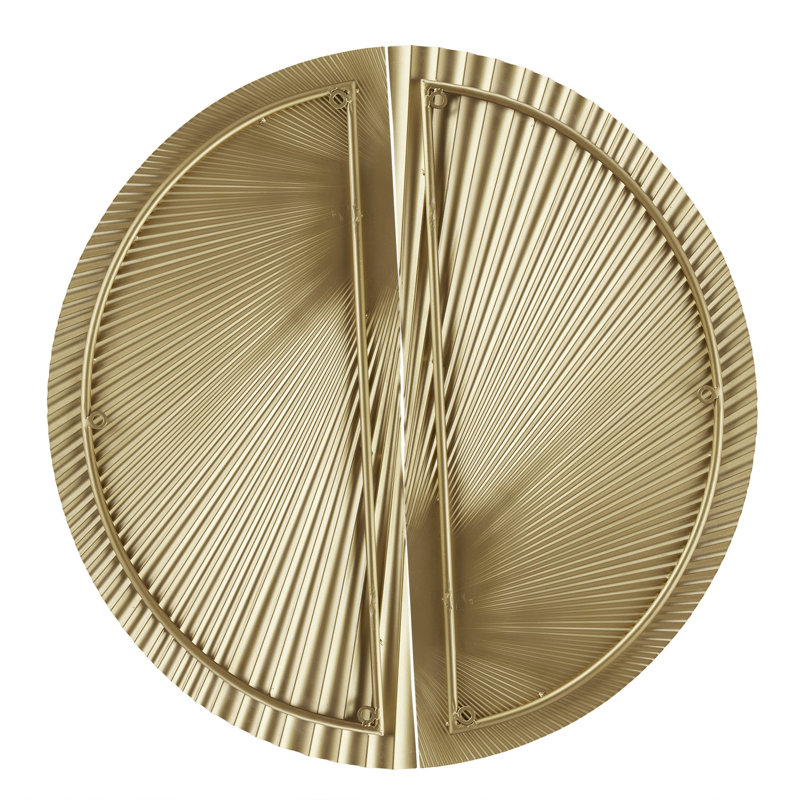 Radiant Half-Moon Metal Wall Decor Set