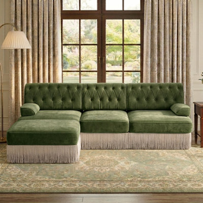 Canapé modulaire avec repose-pieds Tassel