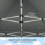Tente escamotable robuste 10 'x 10' avec paroi latérale, abri soleil instantané avec poches de rangement UPF50 +, gris-125986532