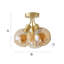 Dejuane Glass Semi Flush Mount-1407445304-1407445305