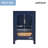 24-inch Bathroom Vanity With Engineered Stone Top-746561739