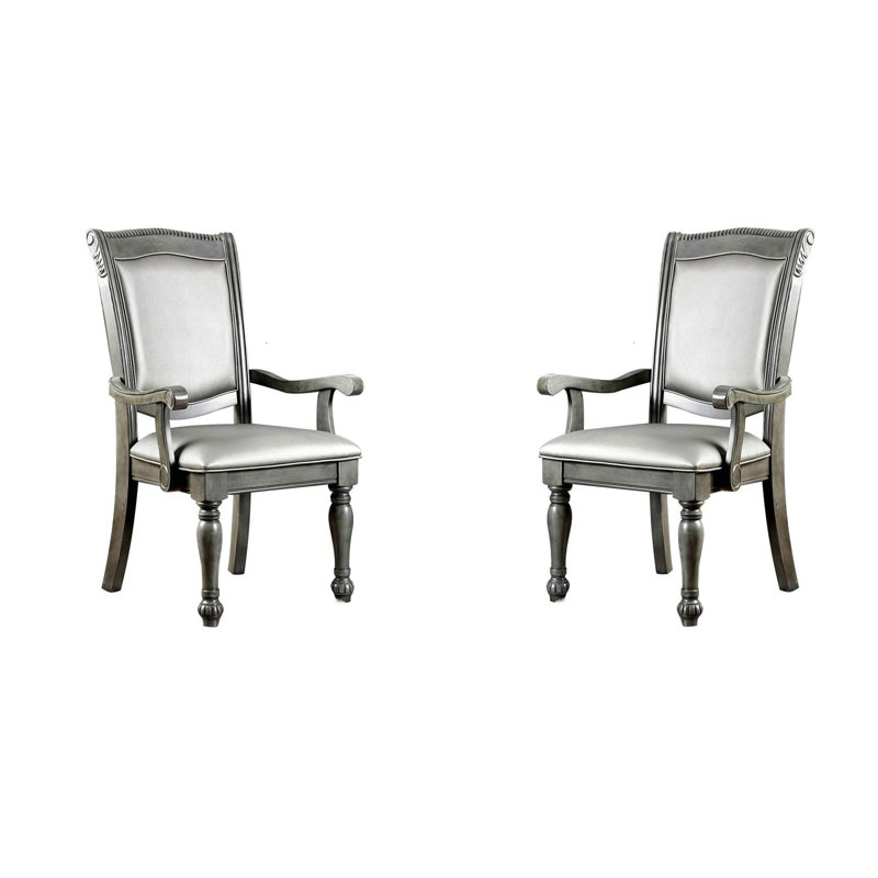 Chaises de salle à manger Glorious Classic Traditional, Gris