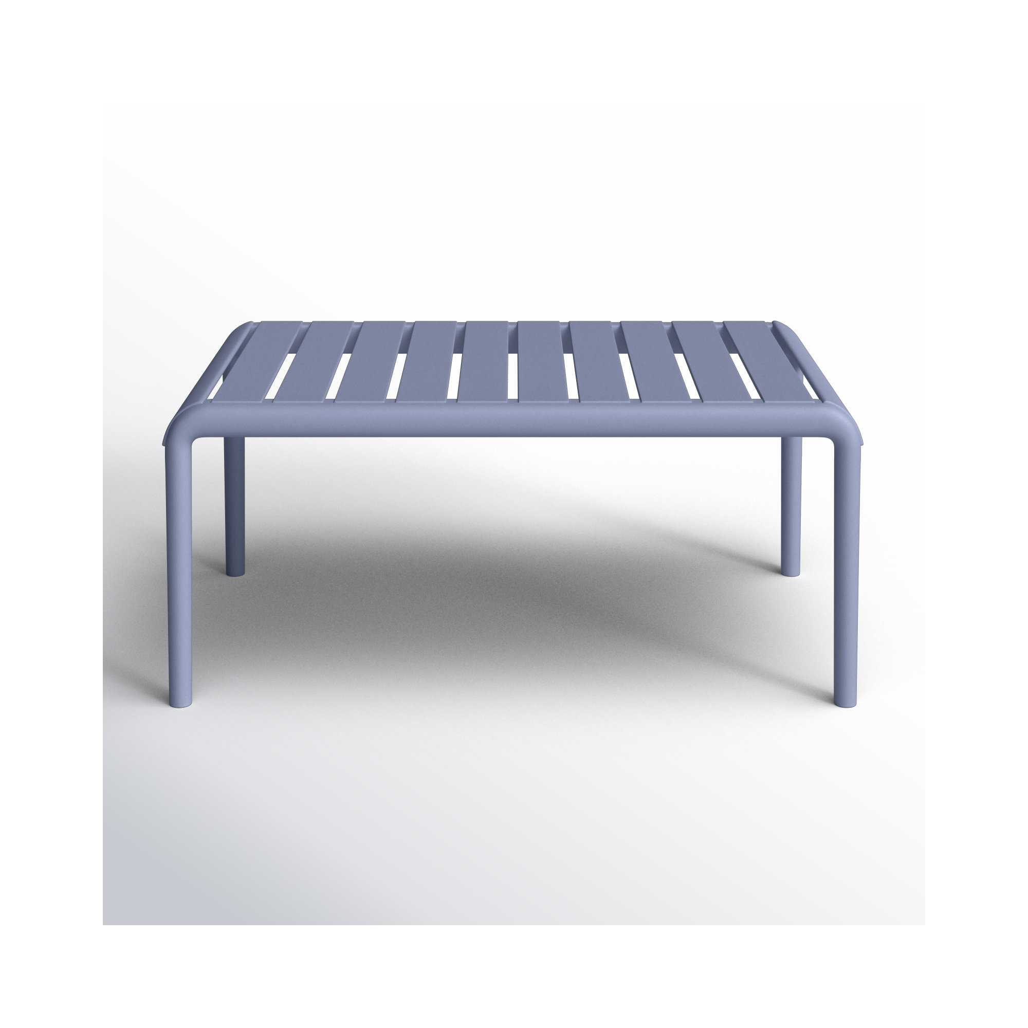 Paris 35'' Outdoor Coffee Table, Dark Gray