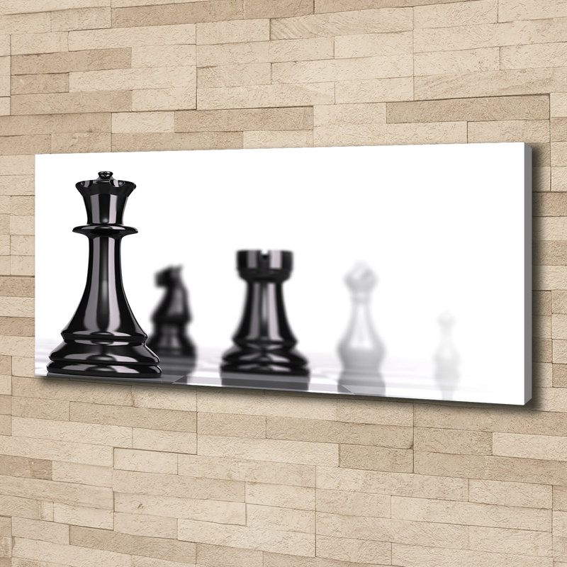 Chess Piece - Wrapped Canvas Print