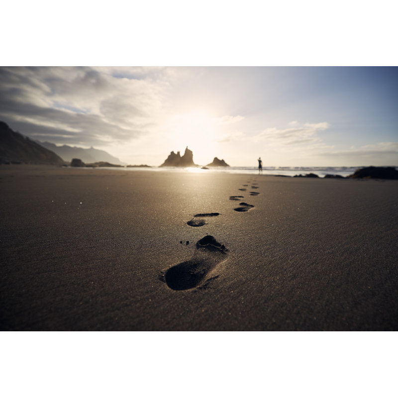 " Footprints In Sand " by Chalabala, 30" W x 20" H