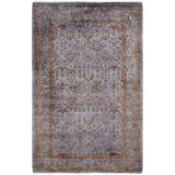 Overdyed One-of-a-Kind 3' 1" X 4' 10" Hand Knotted Area Rug