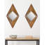 Miroir Mural En Diamant De Cuivre Brûlé