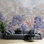 Papier peint pastel forêt tropicale, mauve, feuillage rose