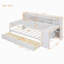 Lit de jour en bois avec tablettes de rangement, lit multifonctionnel-223377687-232711455