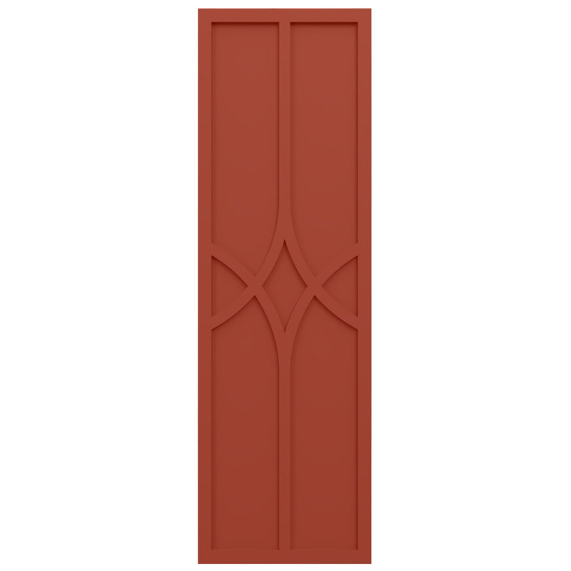 Paire de volets en PVC True Fit, Feuilles colorées, 43", 18"