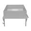 Lit mezzanine en bois avec bureau et DEL-974718762