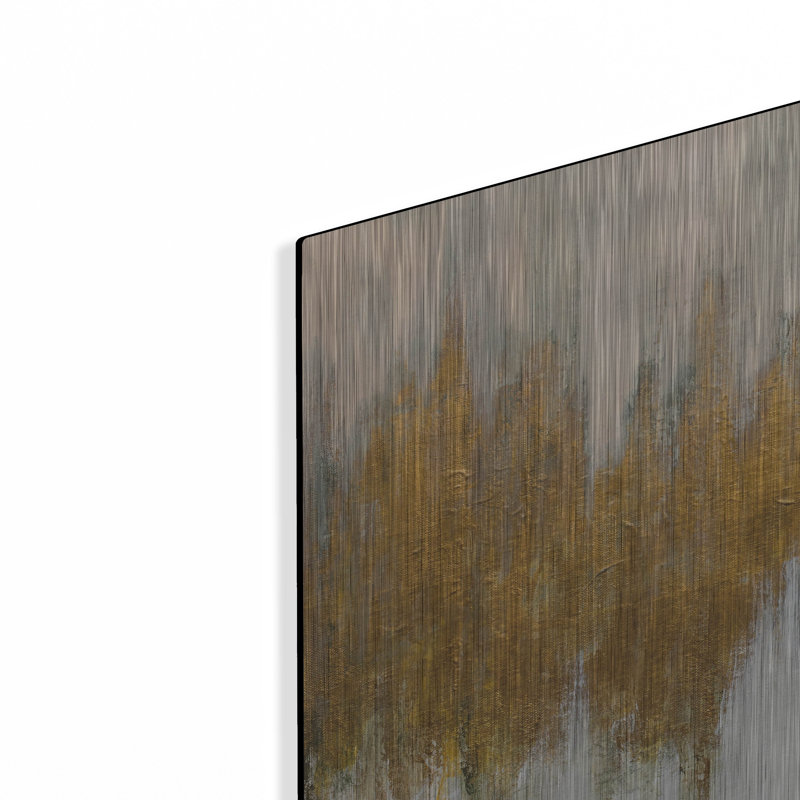 Ivy Bronx «Glimmer 2» par Julia Purinton, art mural en métal, H 12 po x l 36 po