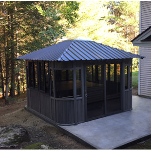 Serre L 11,5 pi. D Pavillon de jardin en bois massif
