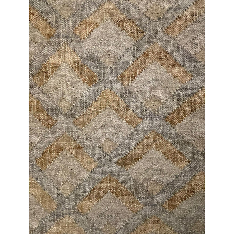 Aquila Geometric Area Rug in Natural/Gray, Rectangle 9' x 12'