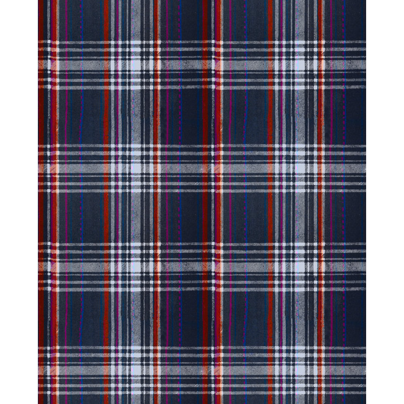 SEAPORT PLAID Cream, Navy