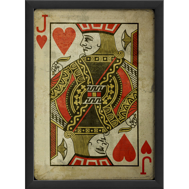 « jack of hearts », impression encadrée
