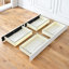 Lit plateforme tapissier avec 4 tiroirs Braya, grand lit blanc-187351422-187351419