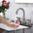 NO 2-handle Bathroom Faucet with Drain Assembly