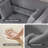 Modern Sofa With Removable Ottoman And Pillows-1564389737