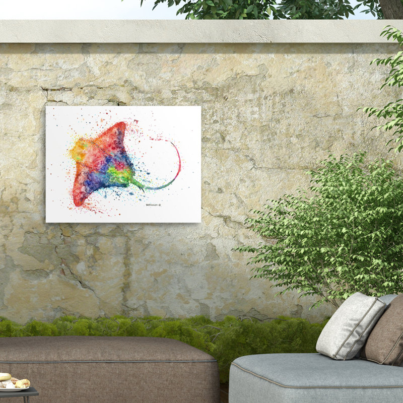 Toile d'extérieur Dave Bartholet Stingray, H 14 po x l 19 po