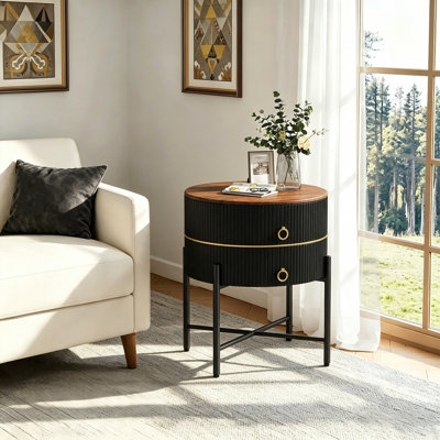Cross Legs End Table