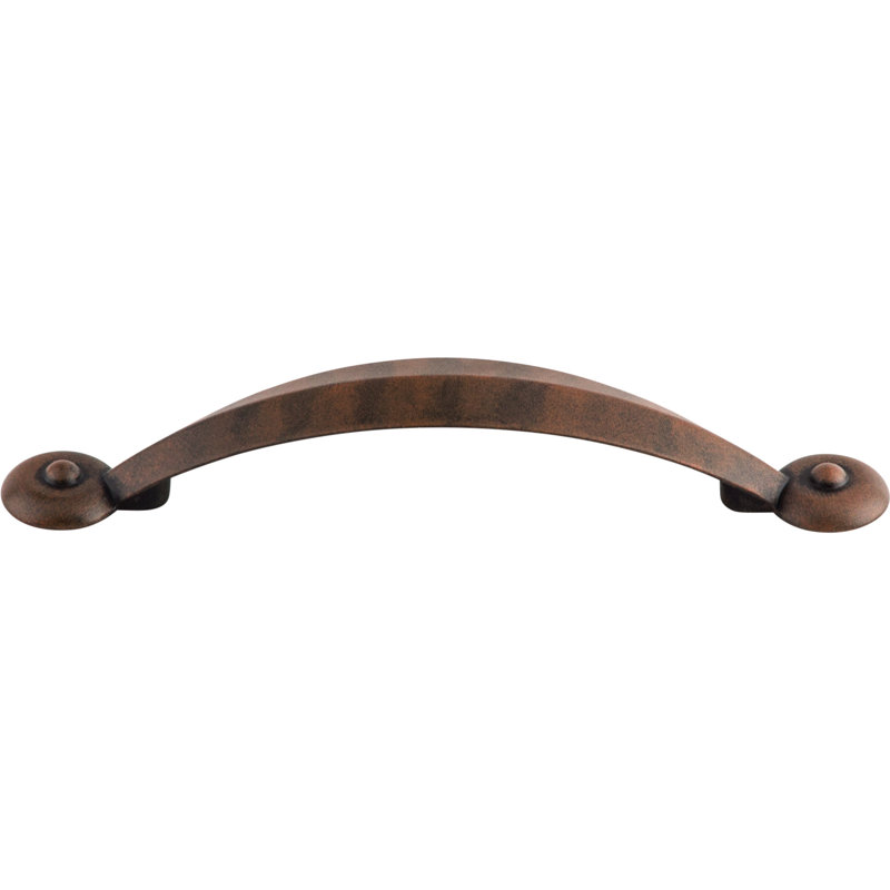 Angle Bar pull, Patina Rouge, 3 3/4" Center to Center
