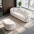 Ensemble de canapés 2 pièces 4 places avec fauteuil pivotant 360 ° Modern