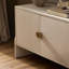 Cressida Media Console-Ivory Painted Linen