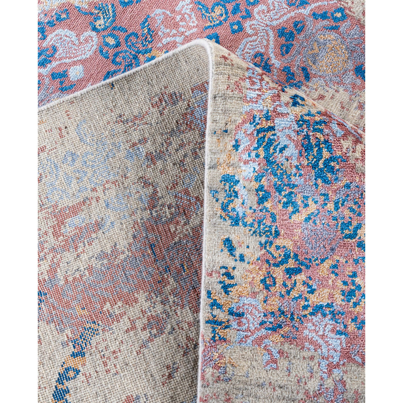 Overdyed One-of-a-Kind 8' 1" X 10' 3" Hand Knotted Area Rug