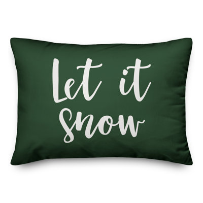  Coussin Let it Snow