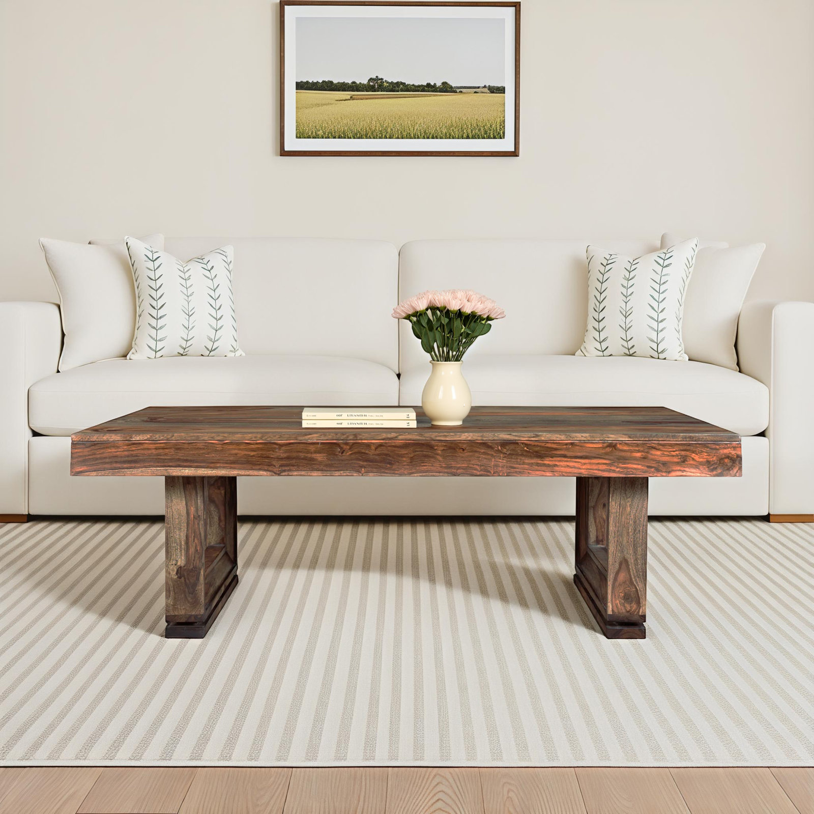 Mariza Solid Wood Single Coffee Table