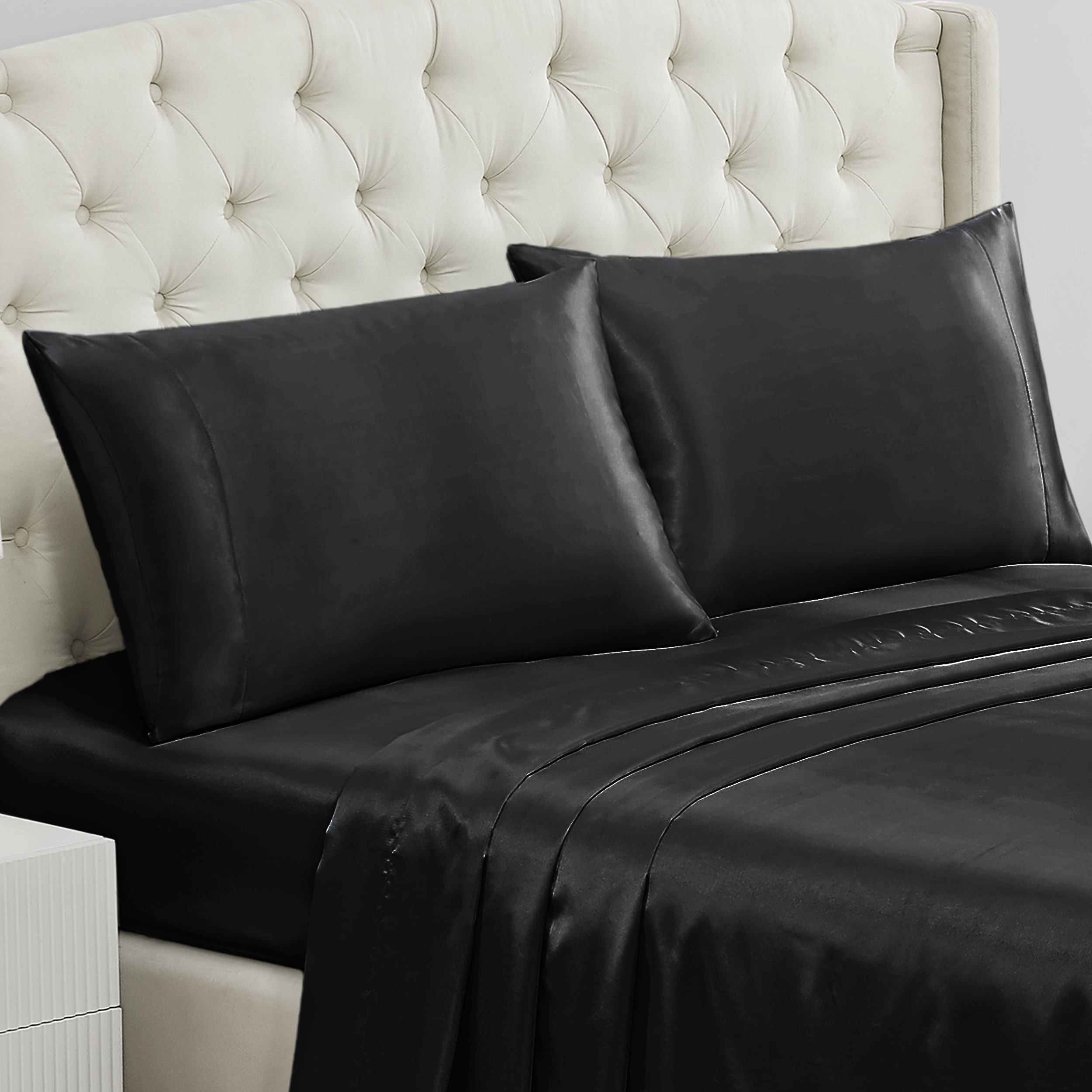 Juicy Couture Silky Satin Pillows Case Sets with Envelope Closure