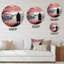 Horloge murale Asian Art Samurais Resolve II-93395157