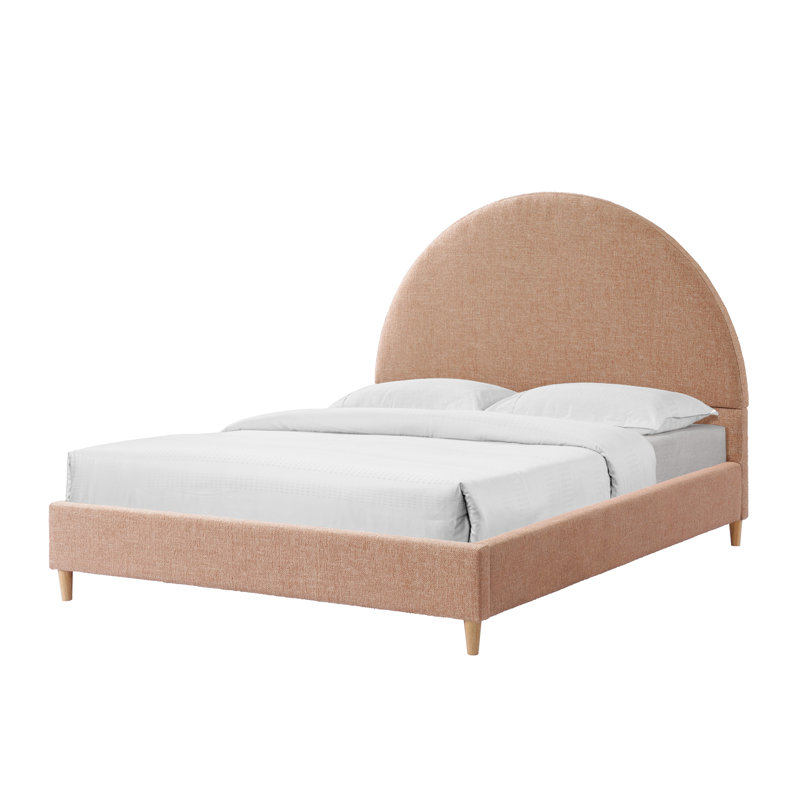 Base de lit tapissier Jodiel, Crème, Double