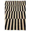 Tapis noir et blanc Ousley