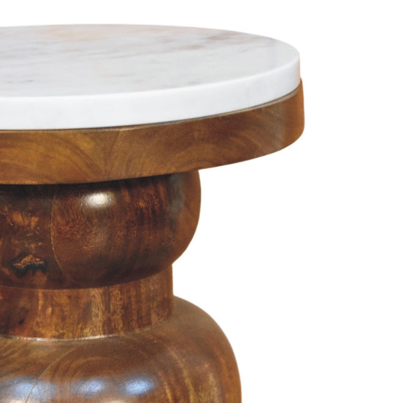 Table d'appoint Marble Top Bulla