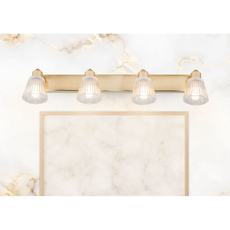 Airicka 4 - Light Vanity Light, Satin Brass