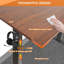 Bureau debout électrique, bureau réglable en hauteur 48 po x 24 po, table d'ordinateur ergonomique avec mémoire pré-réglée, noyer foncé