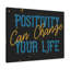Positivity 1 Piece Wrapped Canvas Wall Art-636599654