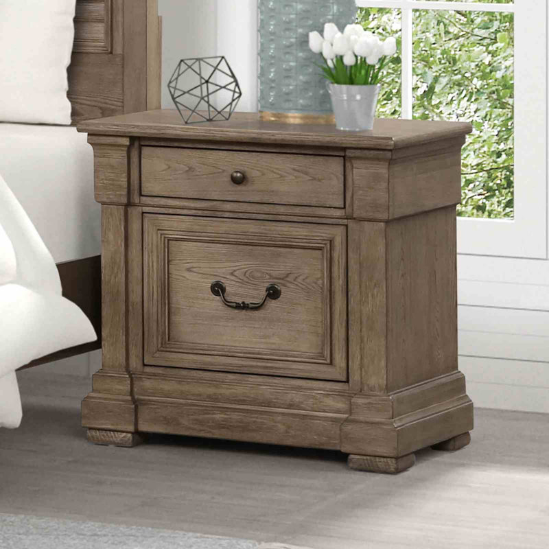 Mobilier de chambre de style transitionnel français et anglais