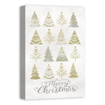 " Silver And Gold Christmas Trees "