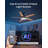 DREO 52 in. Indoor Smart Ceiling Fan with Light and Remote in Black