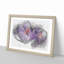 Purple Crocus Flower Sketch - Picture Frame Graphic Art Print-56875356-56875361